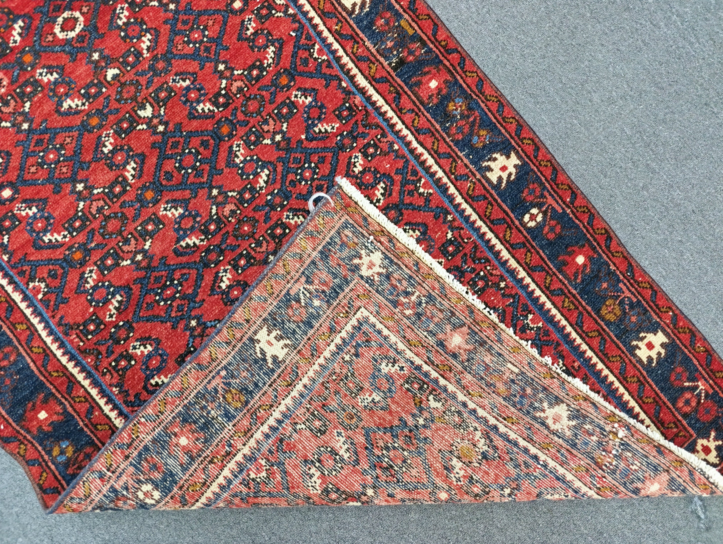 Vintage Runner Rug 2'11" × 9'6" – Handwoven, Natural Dyes, Wool Runner Rug