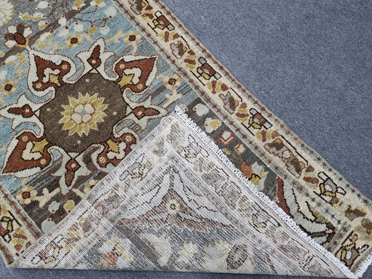 Vintage Oriental Runner Rug 2'6" × 9'4" – Handwoven, Natural Dyes