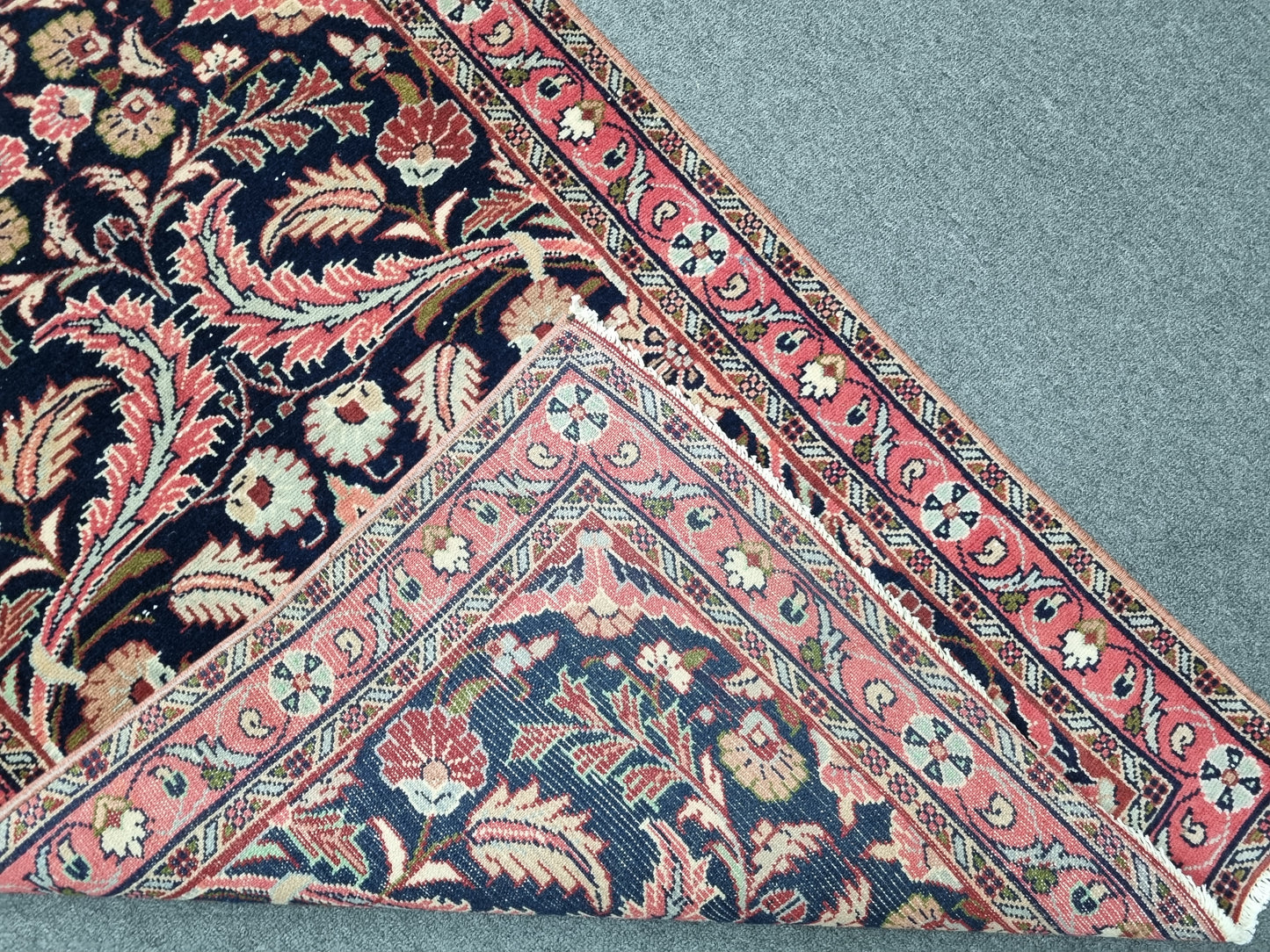 Vintage Oriental Runner Rug, Handwoven Wool Kitchen Hallway Rug 2'7" x 9'6"