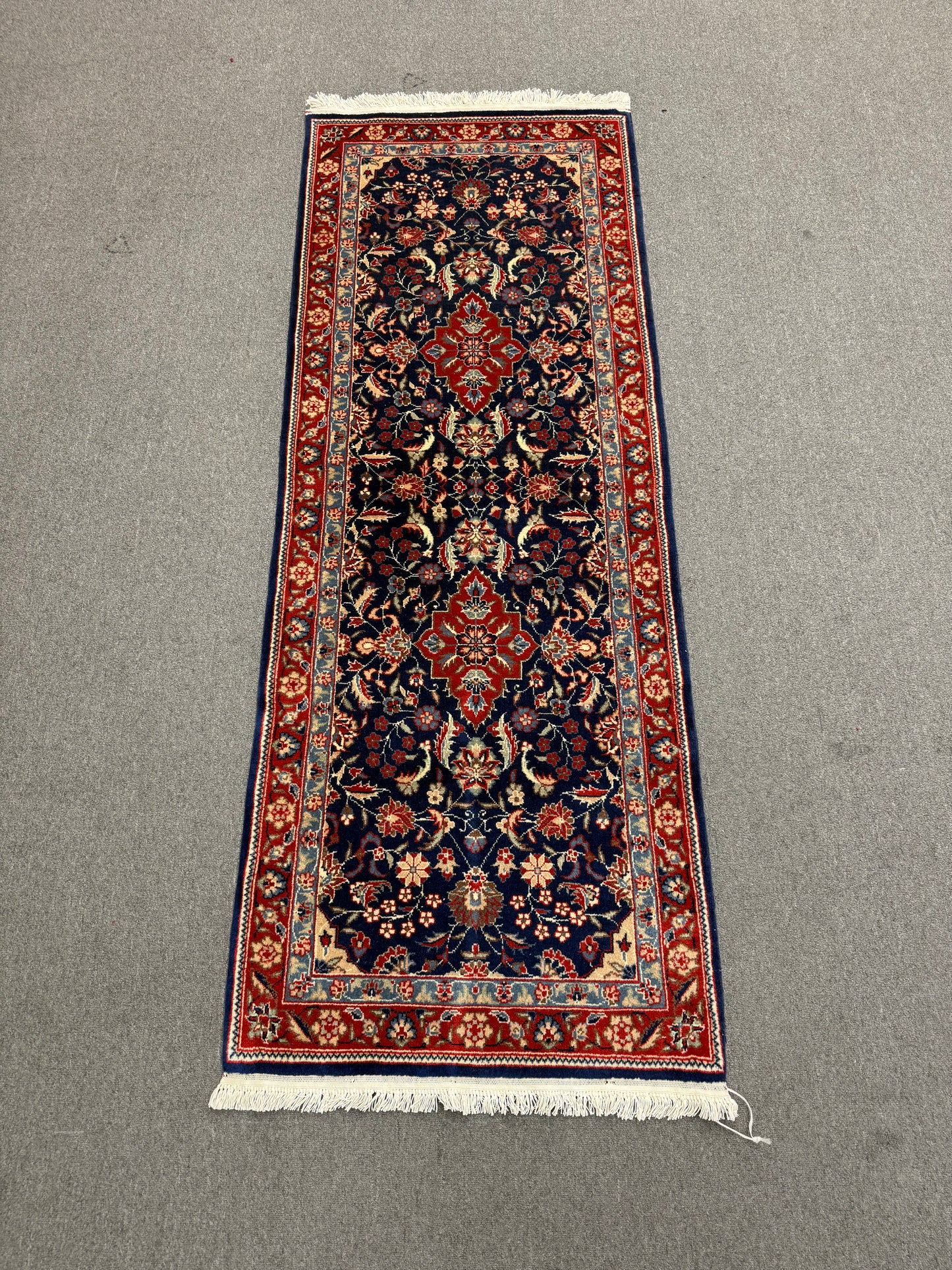 Vintage Runner Rug 2'3" × 6'1" – Handwoven, Natural Dyes, Wool Runner Rug