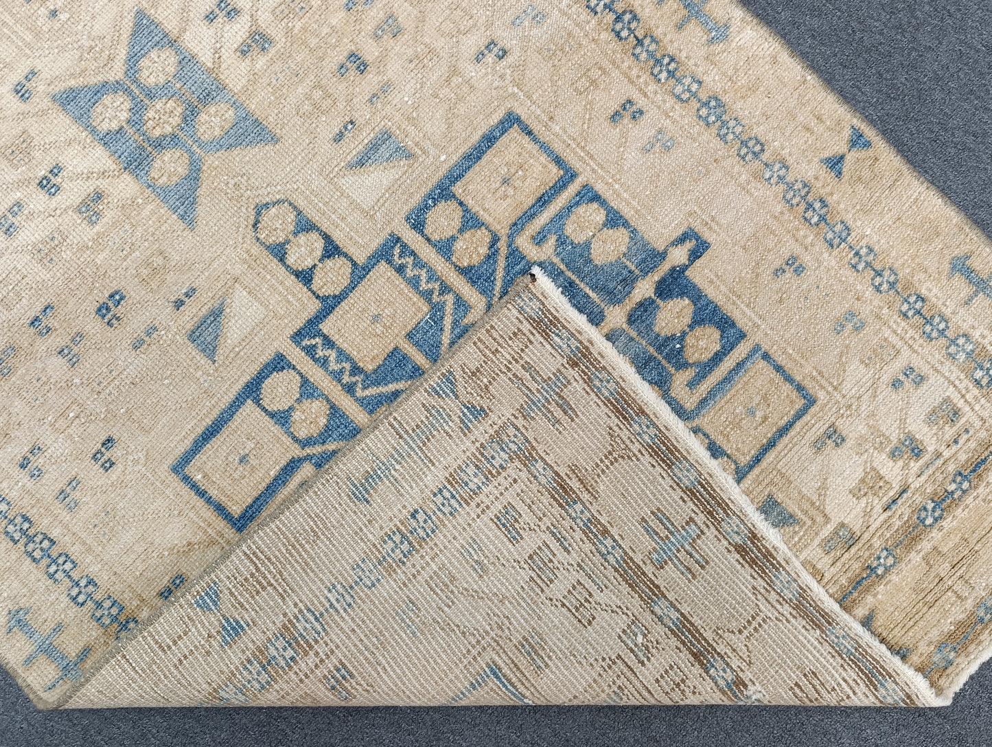 Vintage Runner Rug 2'10" × 10'3" – Handwoven, Natural Dyes, Wool Runner Rug