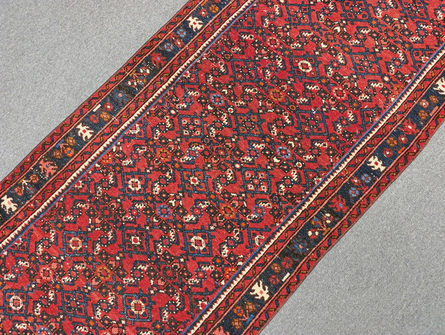 Vintage Runner Rug 2'11" × 9'6" – Handwoven, Natural Dyes, Wool Runner Rug
