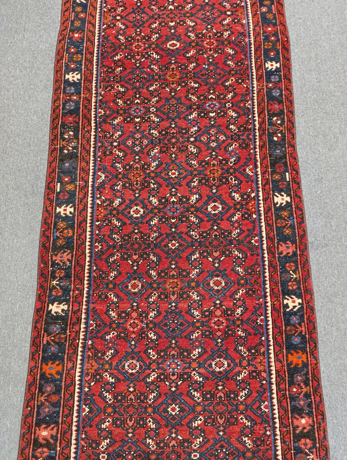 Vintage Runner Rug 2'11" × 9'6" – Handwoven, Natural Dyes, Wool Runner Rug