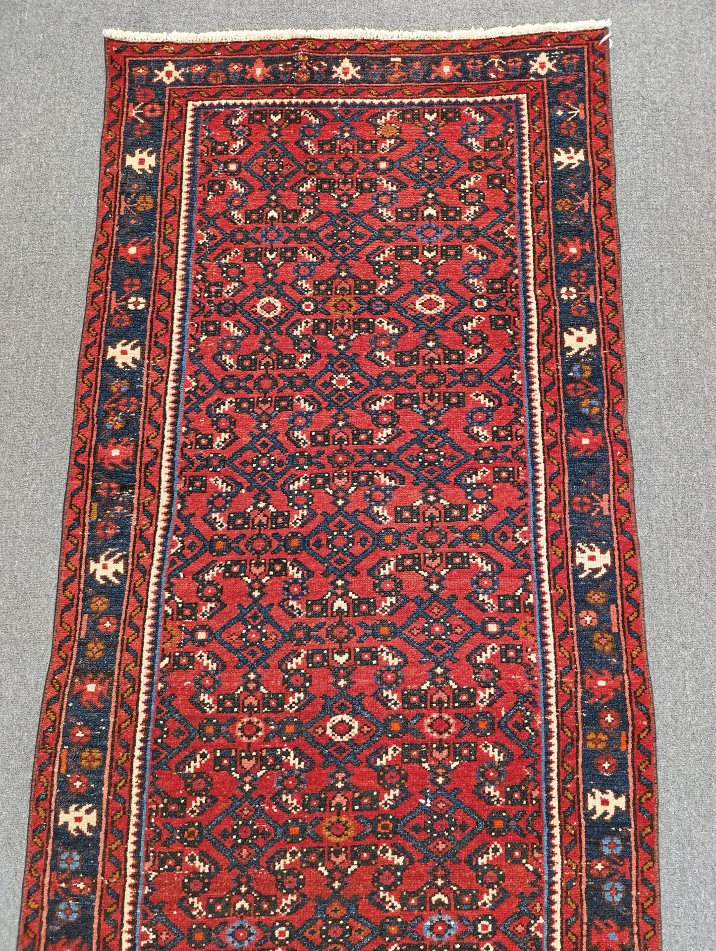 Vintage Runner Rug 2'11" × 9'6" – Handwoven, Natural Dyes, Wool Runner Rug
