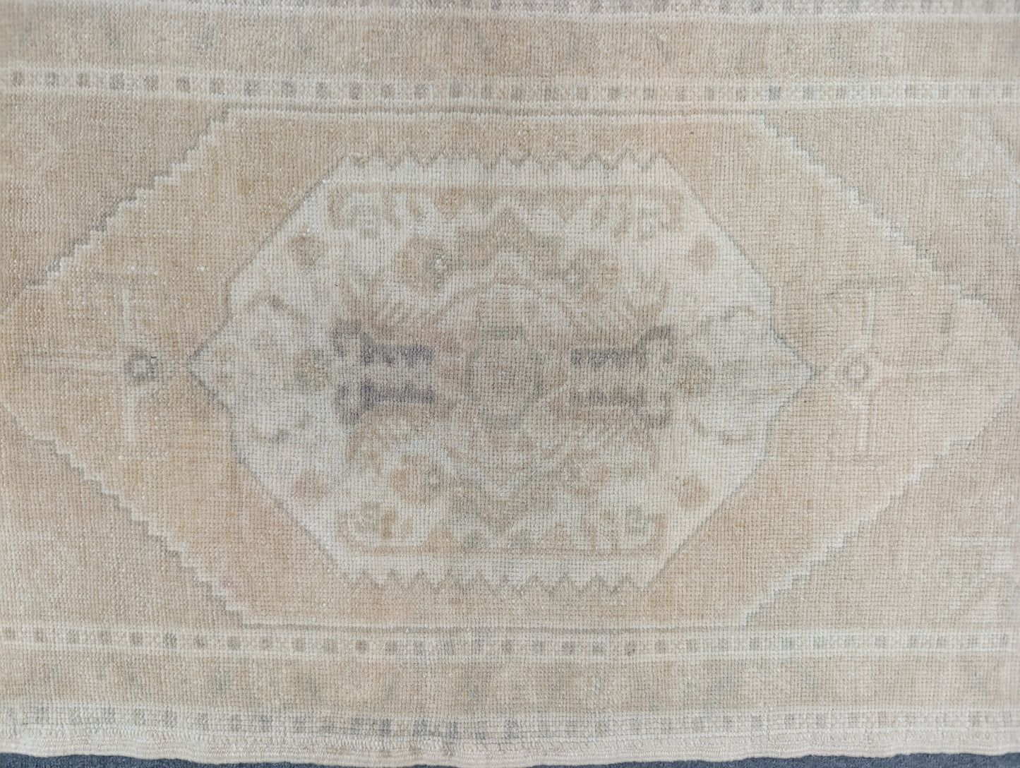 Handwoven Vintage Turkish Yastik Rug – One-of-a-Kind Small Rug 2' × 3'4"