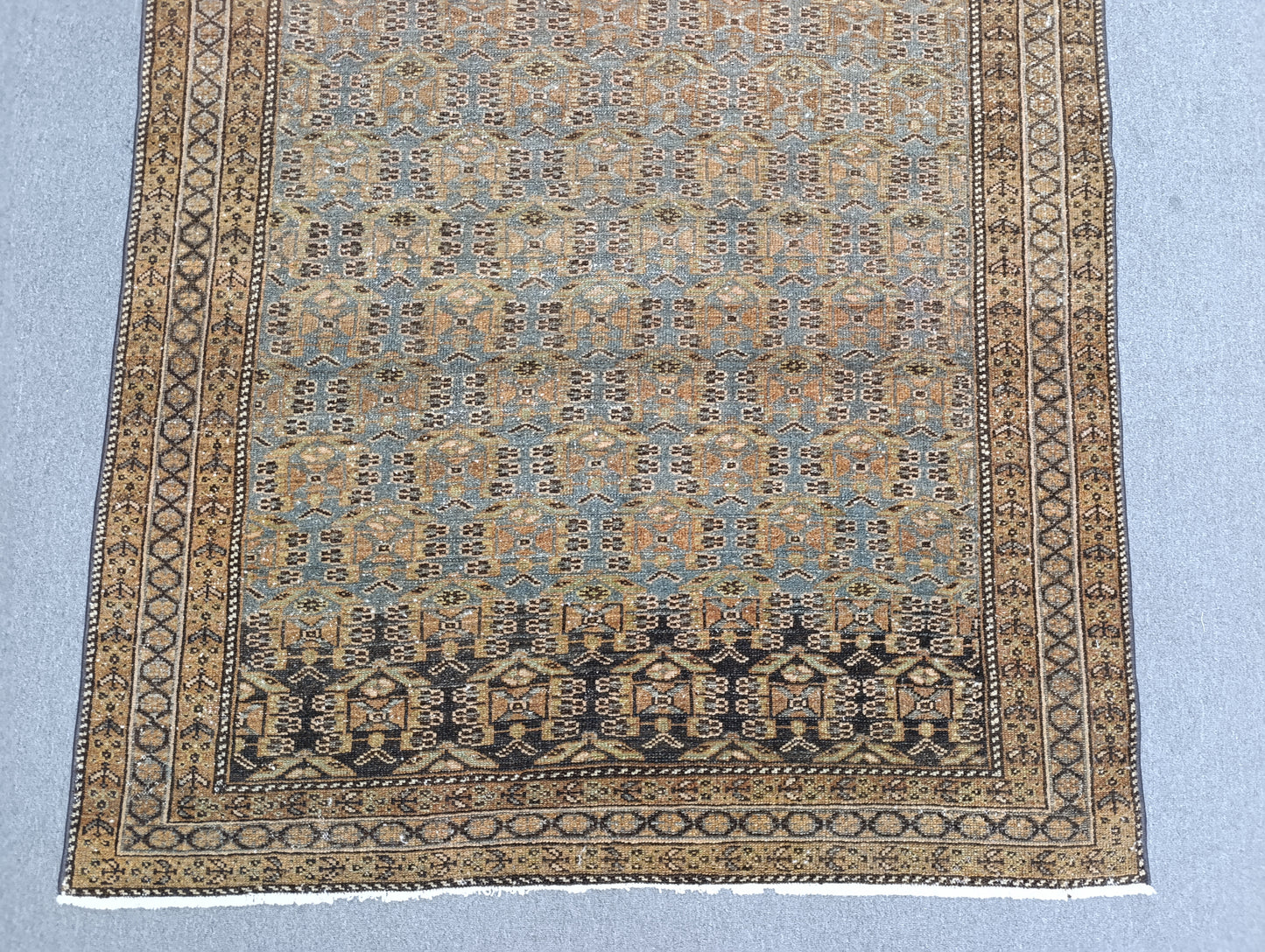 Vintage 1930s Oriental Rug – Handwoven, Vegetable Dyes