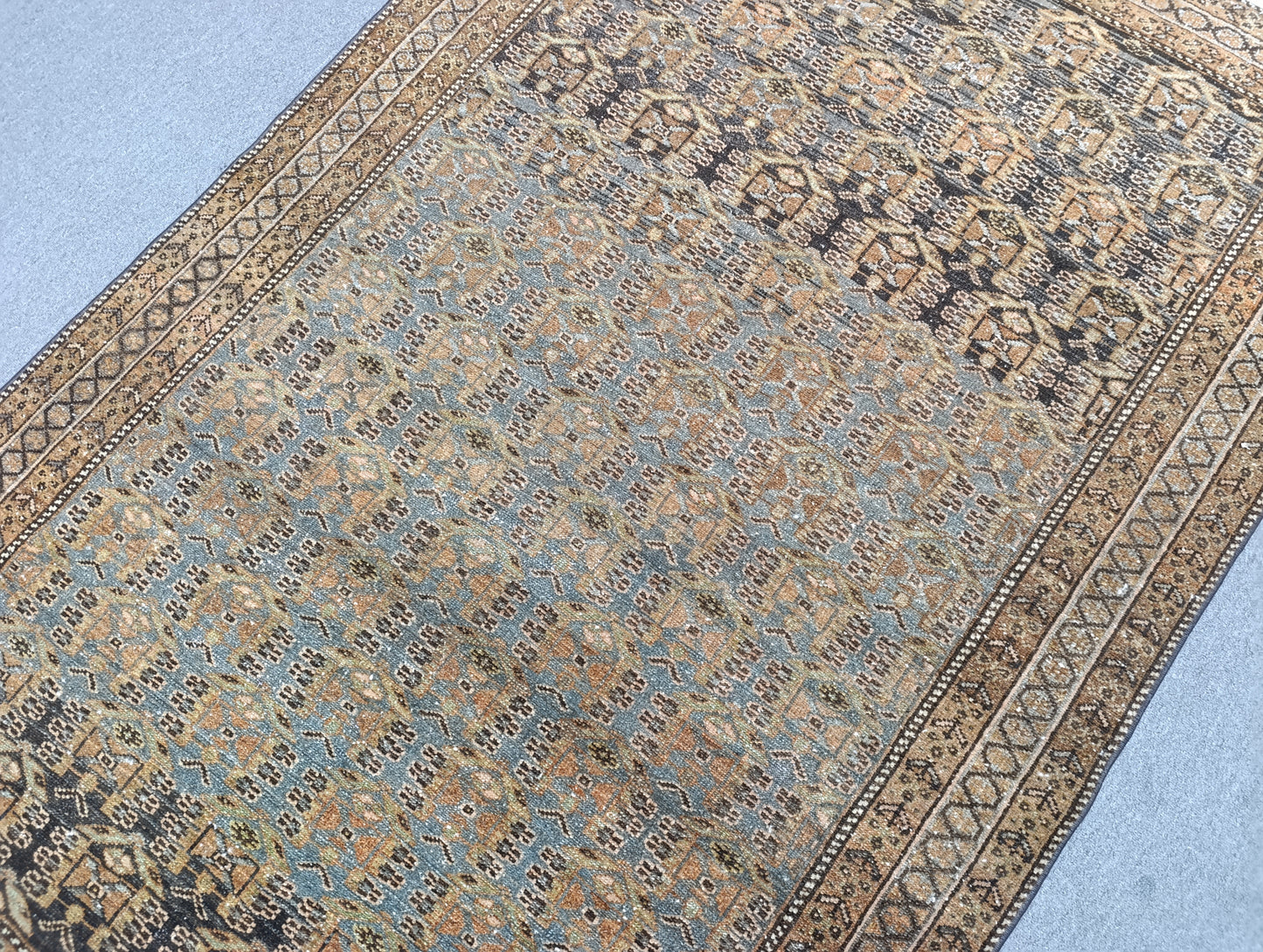 Vintage 1930s Oriental Rug – Handwoven, Vegetable Dyes